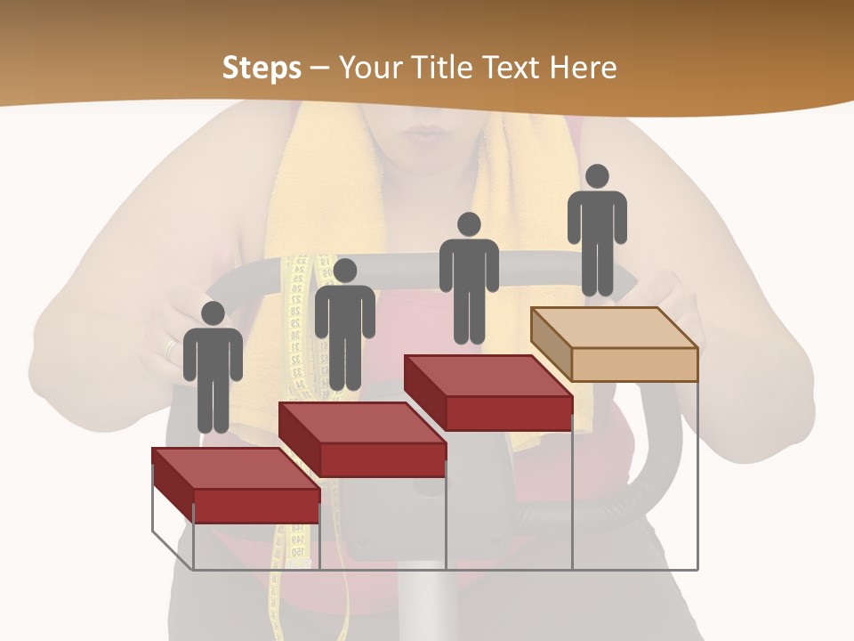 Caucasian Weight Sexy PowerPoint Template