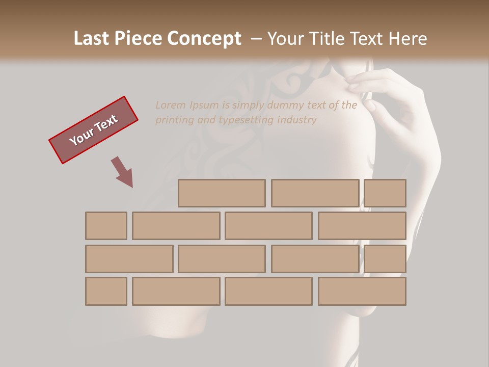 Fashion Paint Rose PowerPoint Template