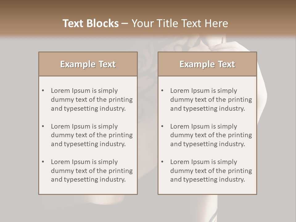 Fashion Paint Rose PowerPoint Template