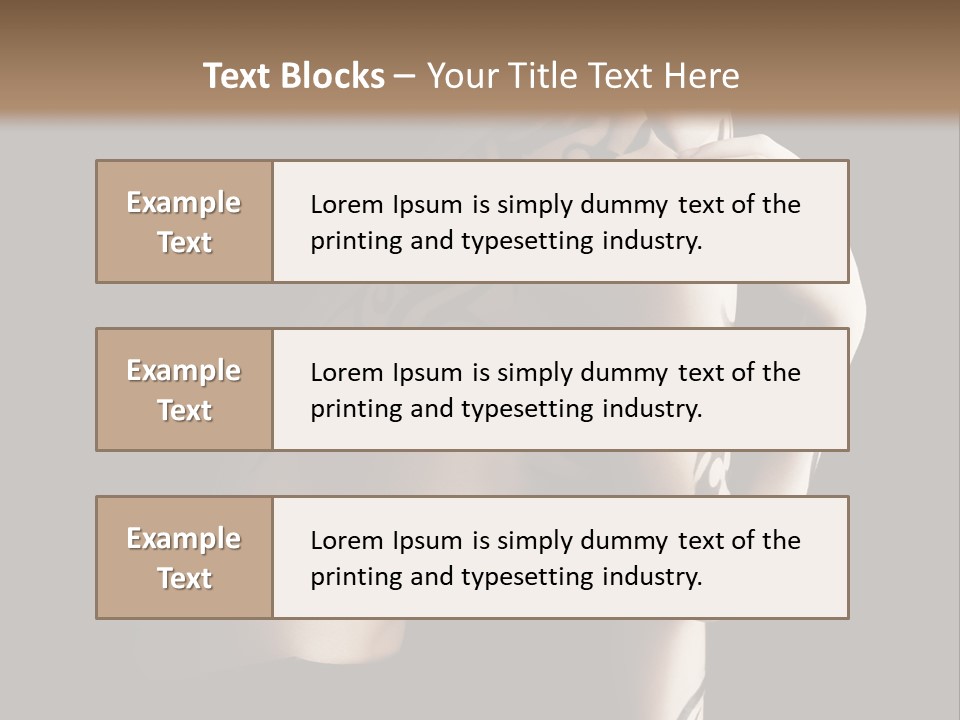 Fashion Paint Rose PowerPoint Template