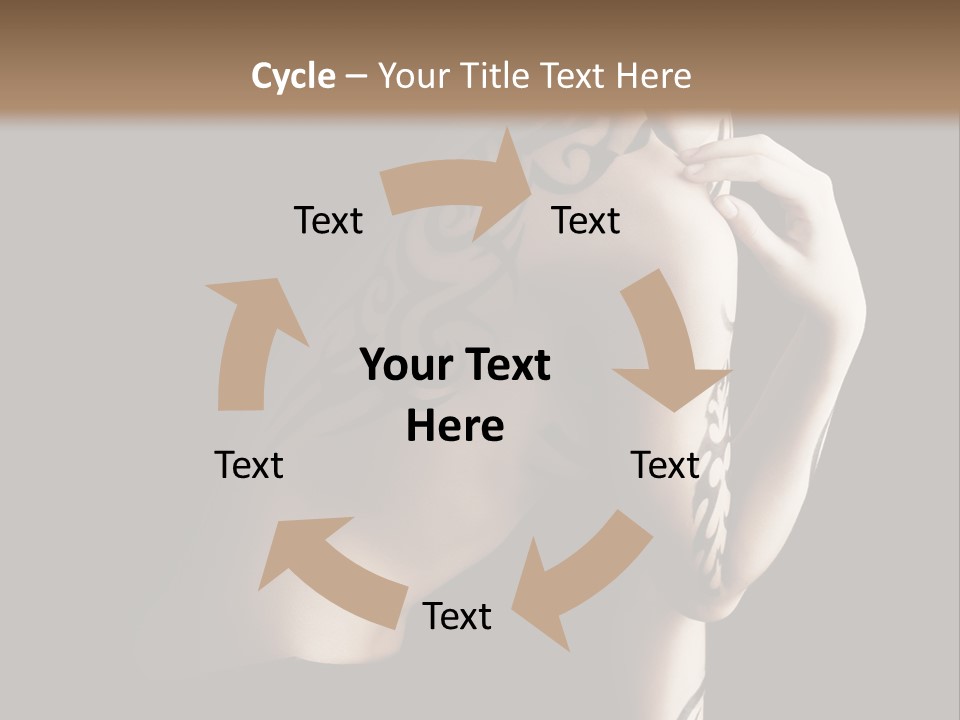 Fashion Paint Rose PowerPoint Template