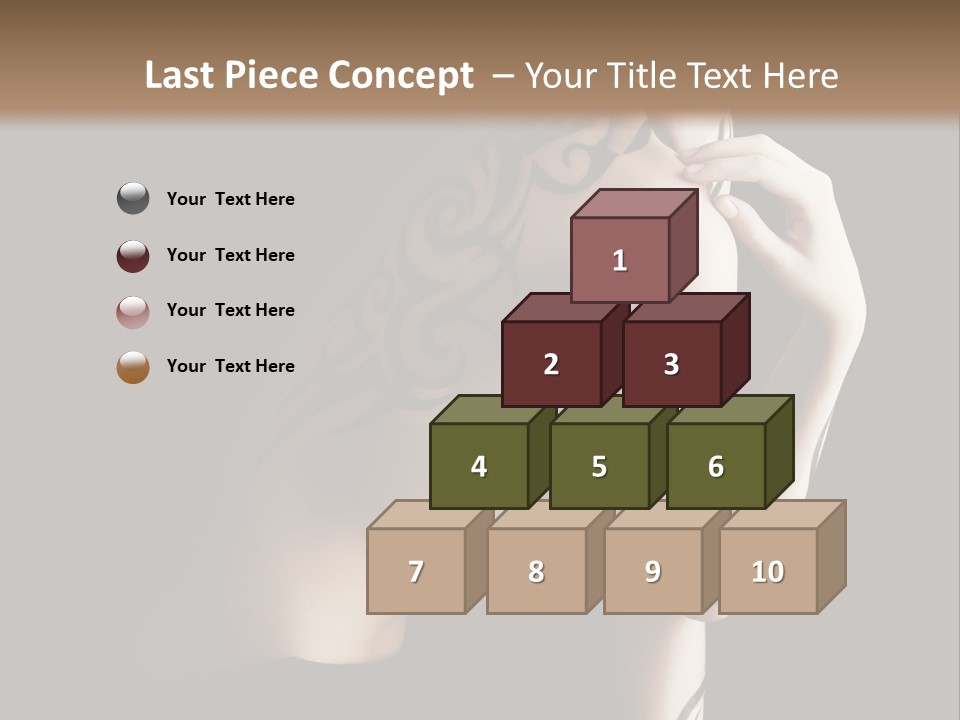 Fashion Paint Rose PowerPoint Template