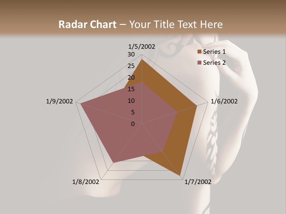 Fashion Paint Rose PowerPoint Template