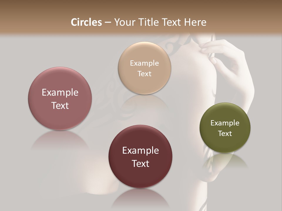 Fashion Paint Rose PowerPoint Template