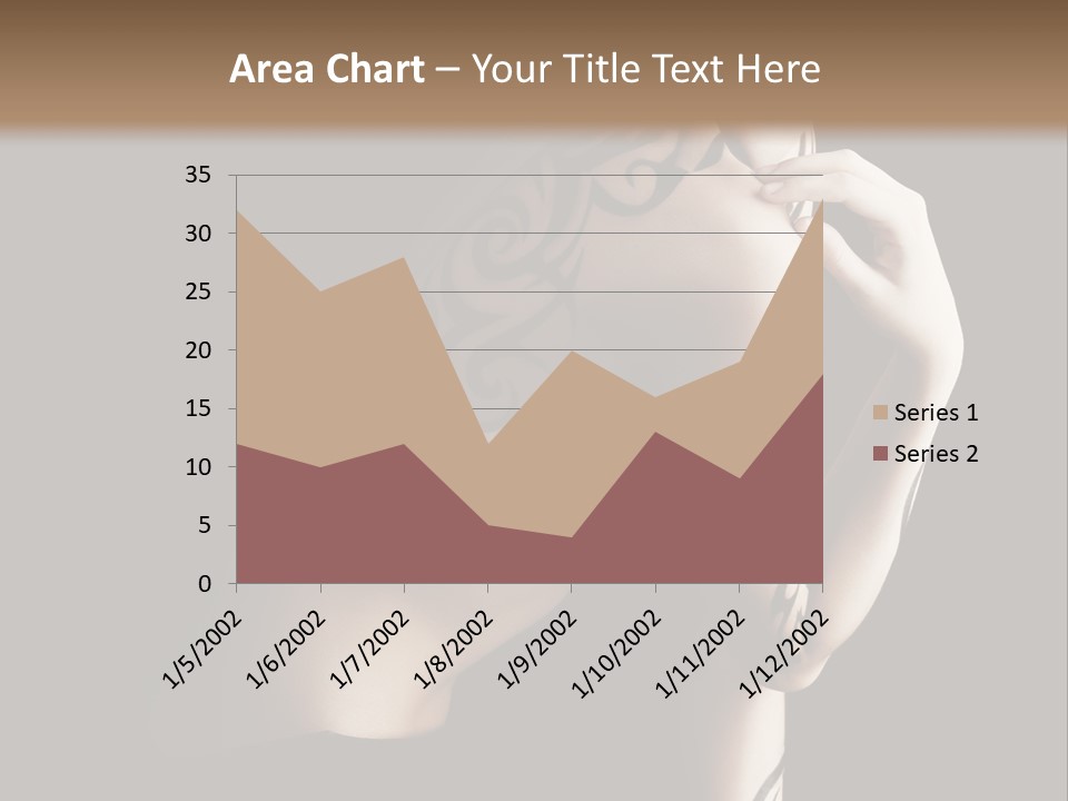 Fashion Paint Rose PowerPoint Template