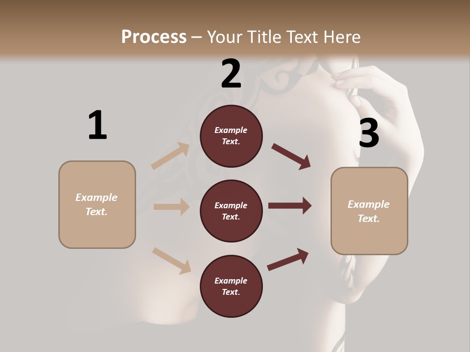 Fashion Paint Rose PowerPoint Template