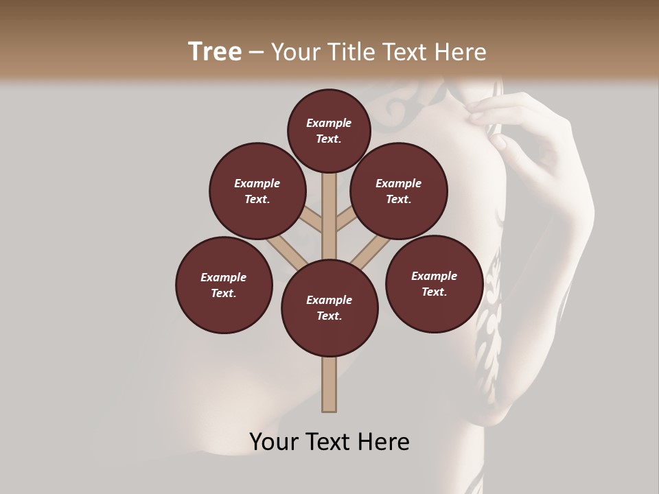 Fashion Paint Rose PowerPoint Template