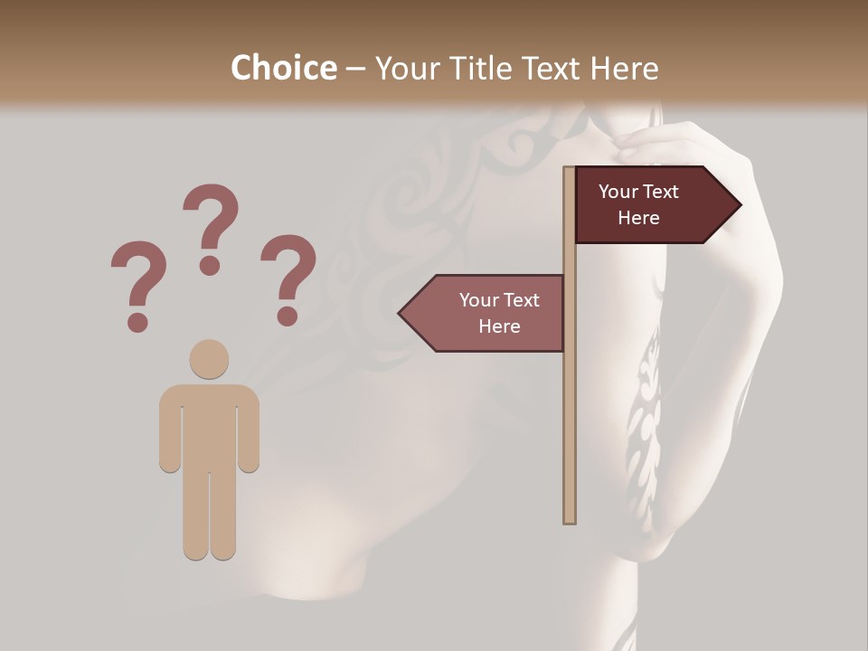 Fashion Paint Rose PowerPoint Template