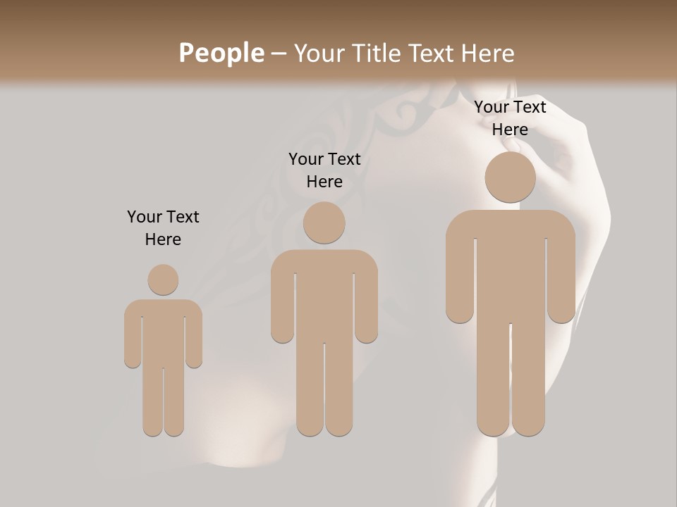 Fashion Paint Rose PowerPoint Template