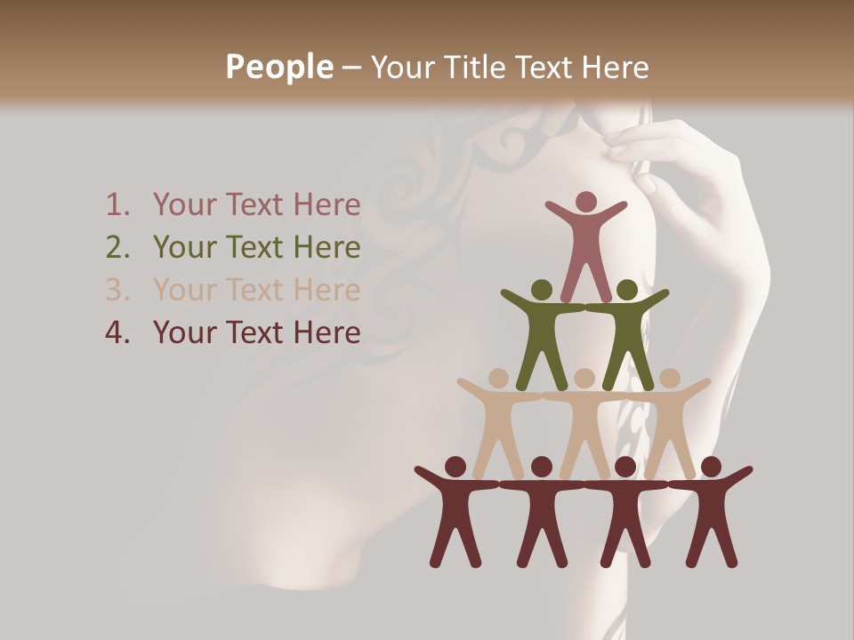 Fashion Paint Rose PowerPoint Template