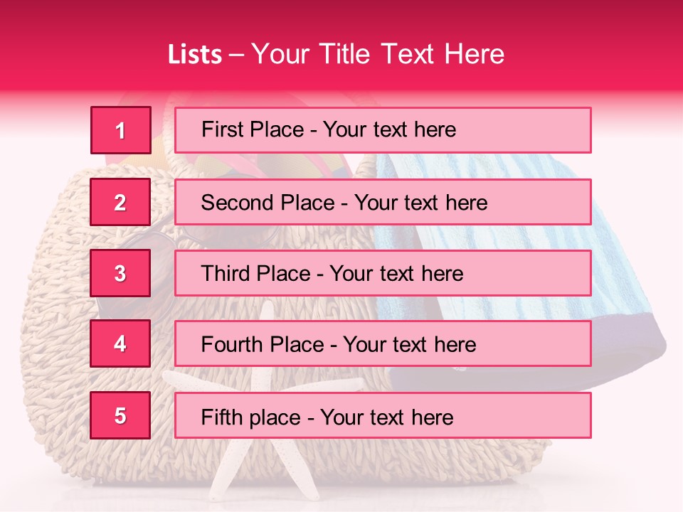 Sea Shore Vacation PowerPoint Template