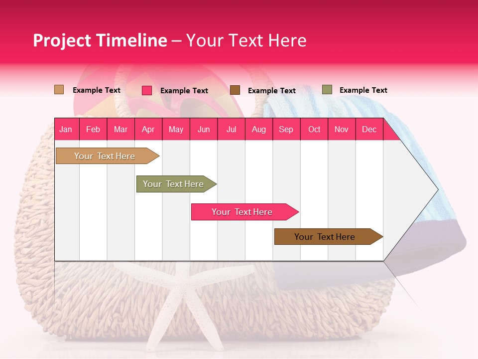 Sea Shore Vacation PowerPoint Template