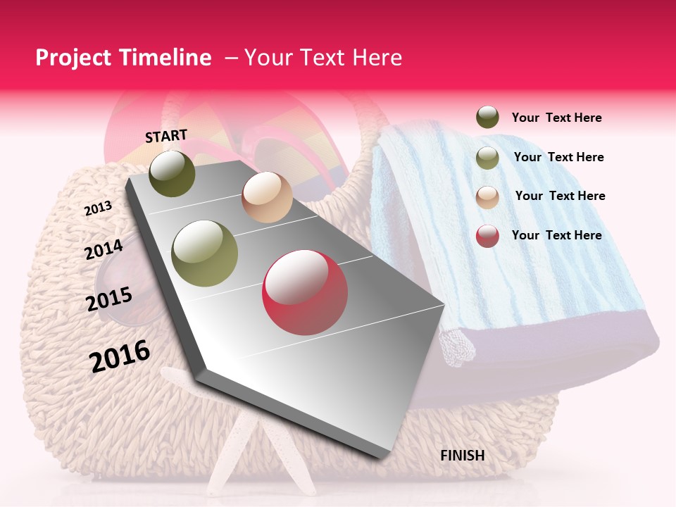 Sea Shore Vacation PowerPoint Template