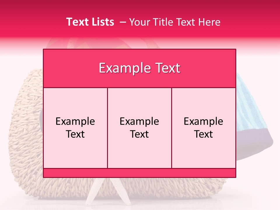 Sea Shore Vacation PowerPoint Template