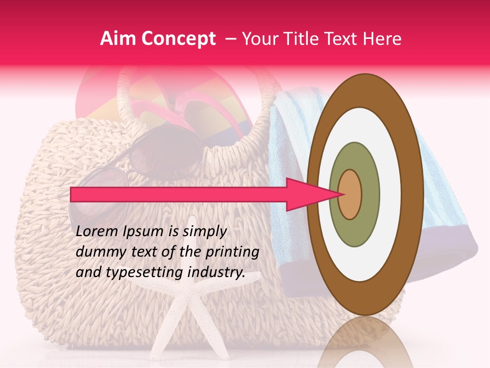 Sea Shore Vacation PowerPoint Template