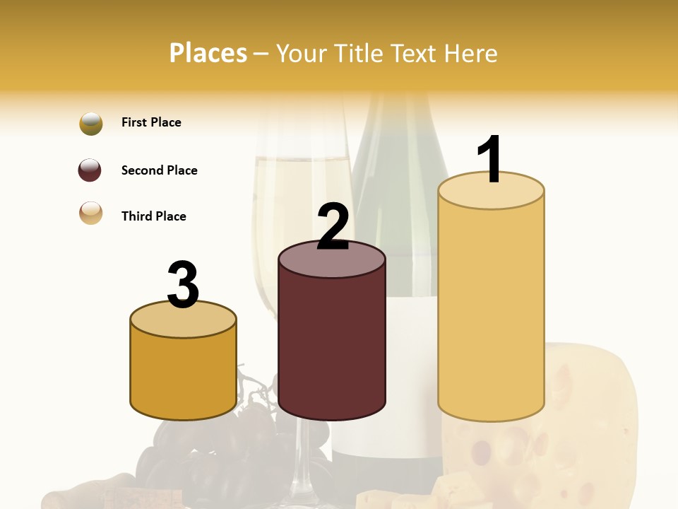 Vineyard Chardonnay Anniversary PowerPoint Template