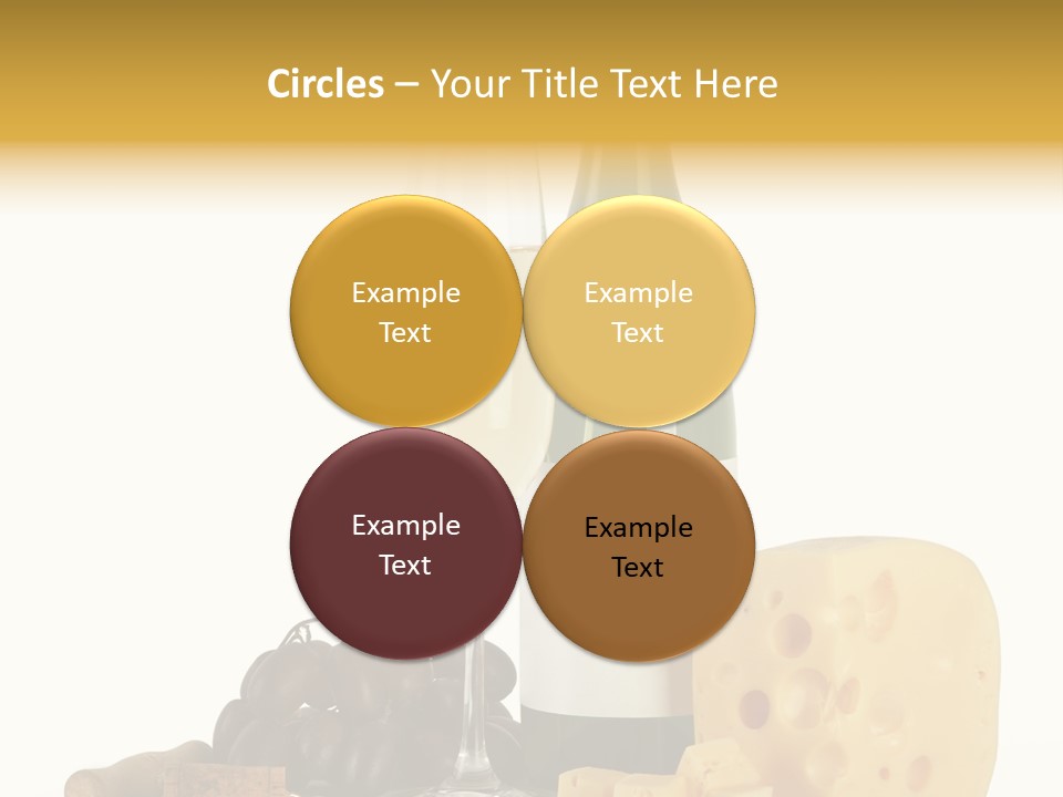 Vineyard Chardonnay Anniversary PowerPoint Template