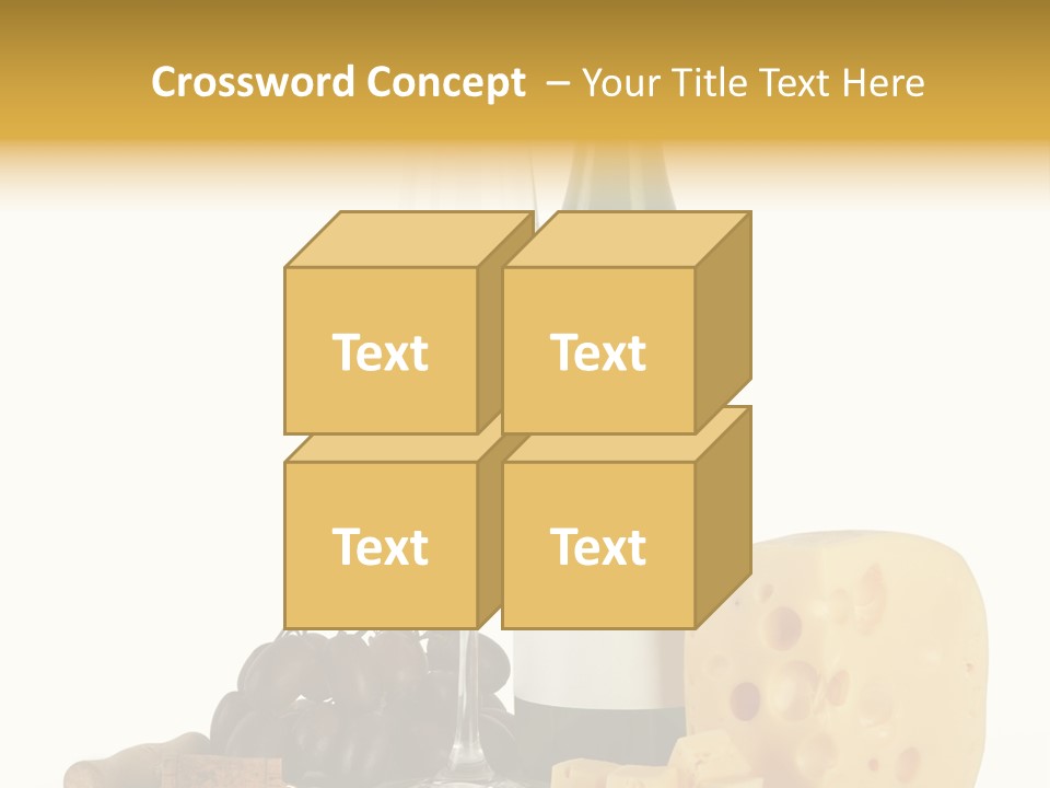 Vineyard Chardonnay Anniversary PowerPoint Template