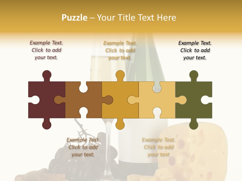 Vineyard Chardonnay Anniversary PowerPoint Template