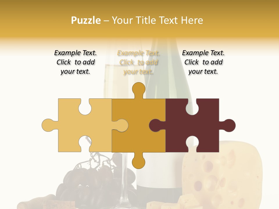 Vineyard Chardonnay Anniversary PowerPoint Template