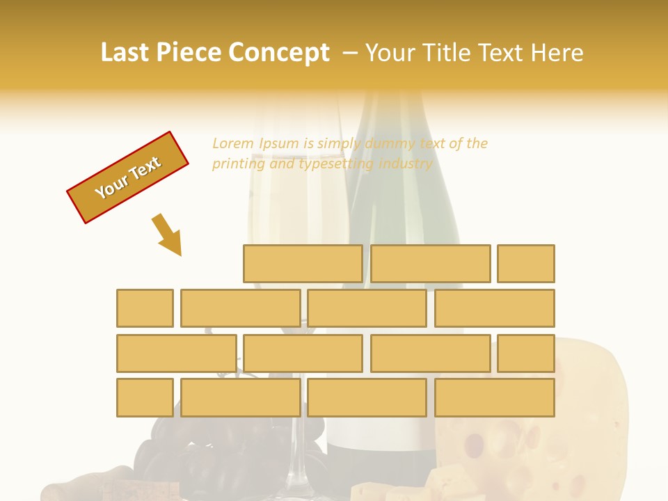 Vineyard Chardonnay Anniversary PowerPoint Template