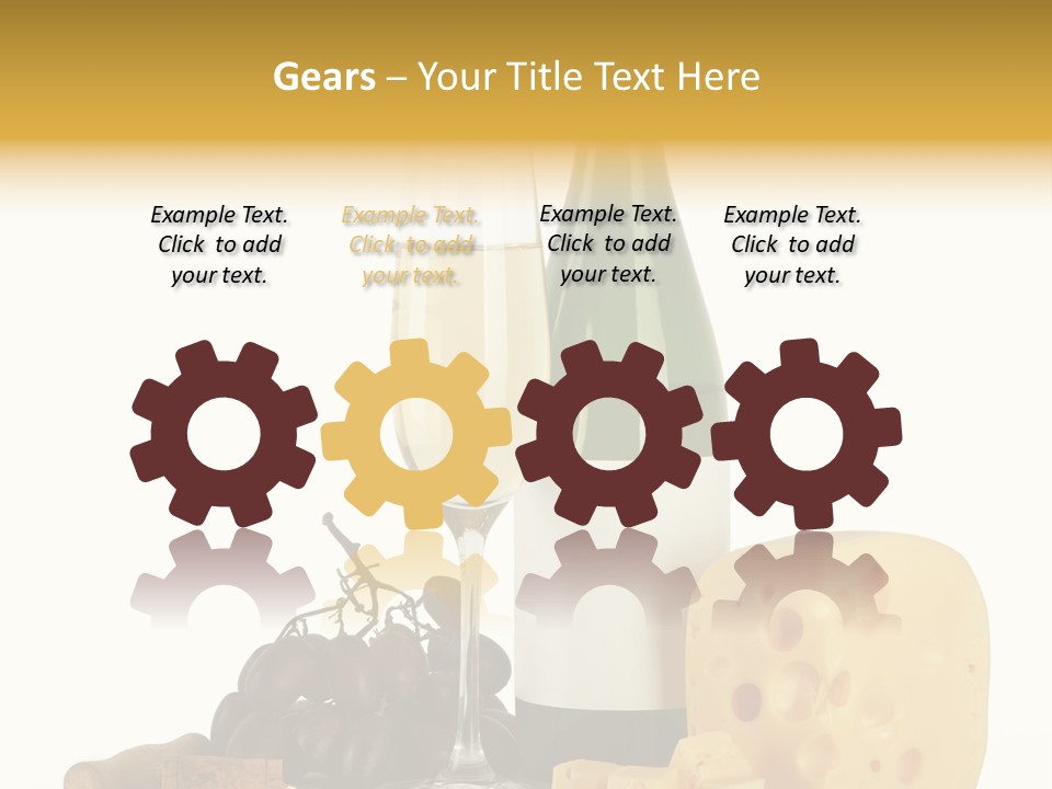 Vineyard Chardonnay Anniversary PowerPoint Template