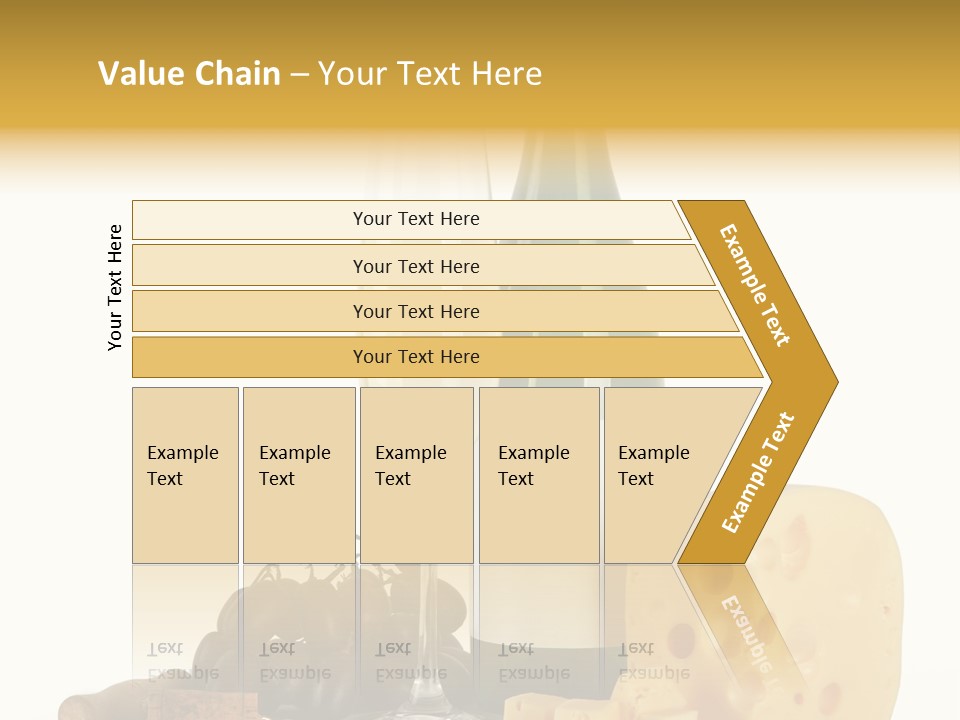 Vineyard Chardonnay Anniversary PowerPoint Template