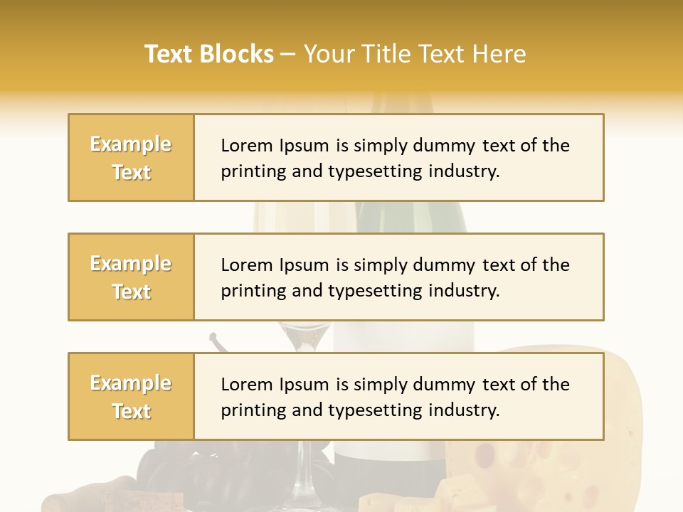 Vineyard Chardonnay Anniversary PowerPoint Template