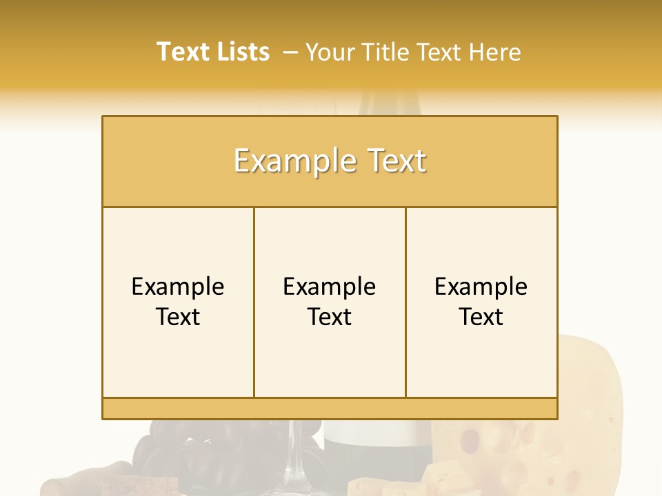 Vineyard Chardonnay Anniversary PowerPoint Template