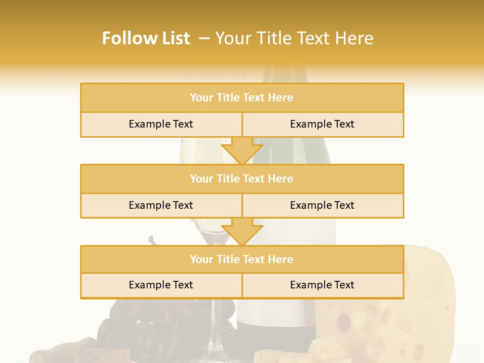 Vineyard Chardonnay Anniversary PowerPoint Template