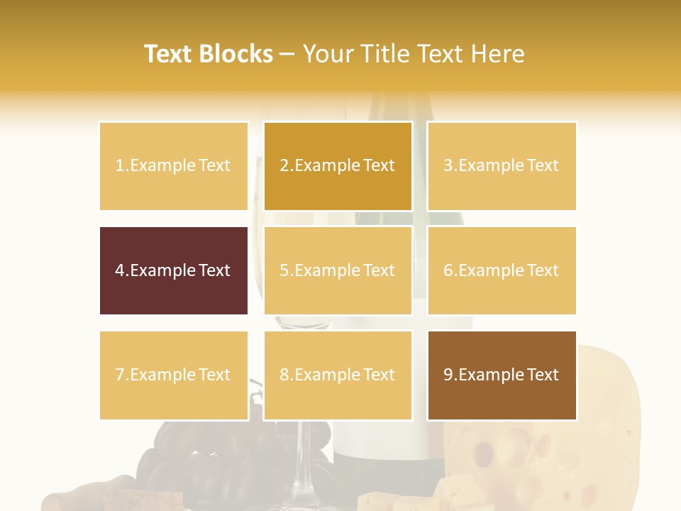 Vineyard Chardonnay Anniversary PowerPoint Template