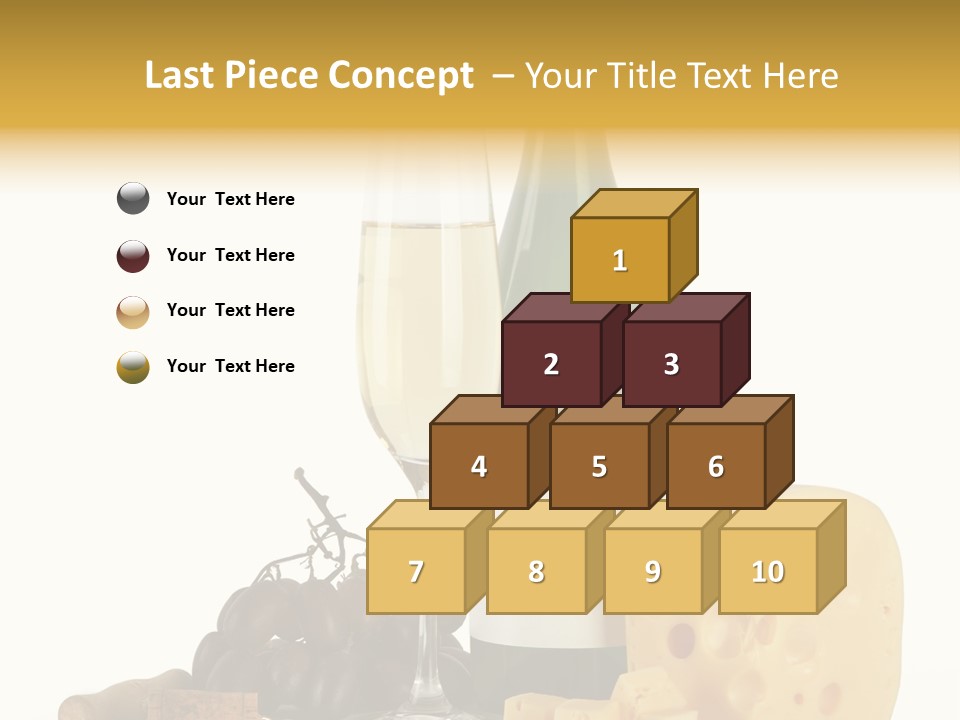 Vineyard Chardonnay Anniversary PowerPoint Template