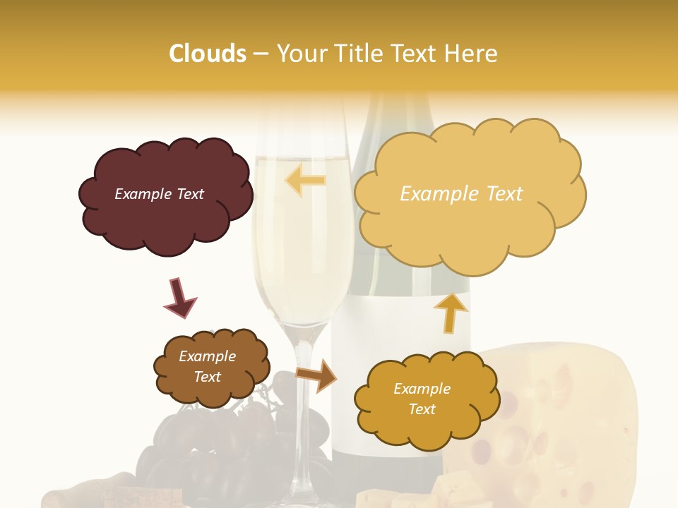 Vineyard Chardonnay Anniversary PowerPoint Template