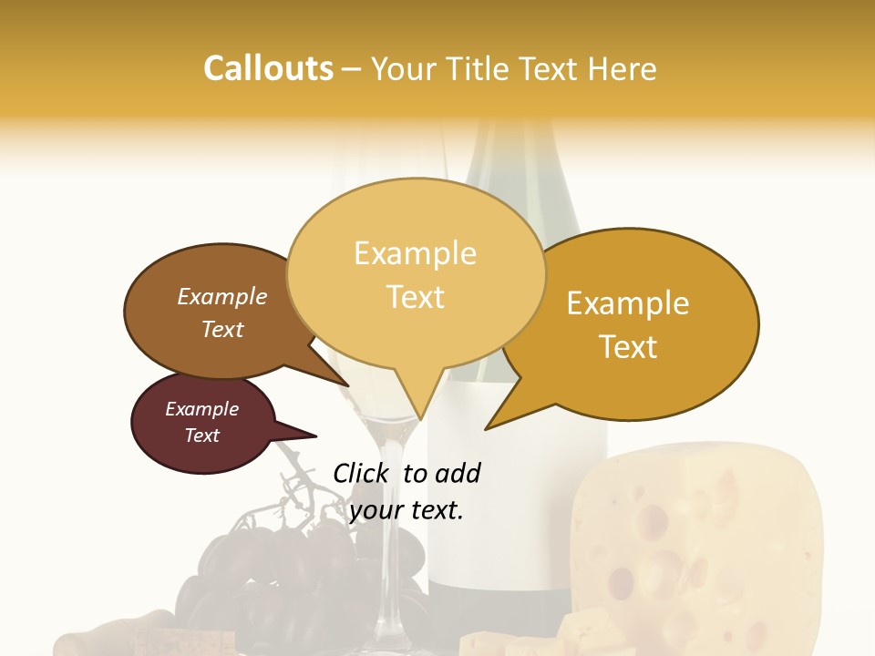 Vineyard Chardonnay Anniversary PowerPoint Template