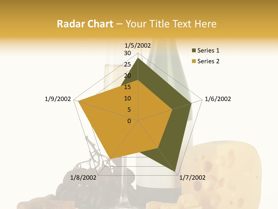Vineyard Chardonnay Anniversary PowerPoint Template