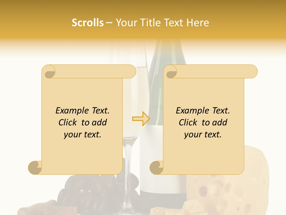 Vineyard Chardonnay Anniversary PowerPoint Template