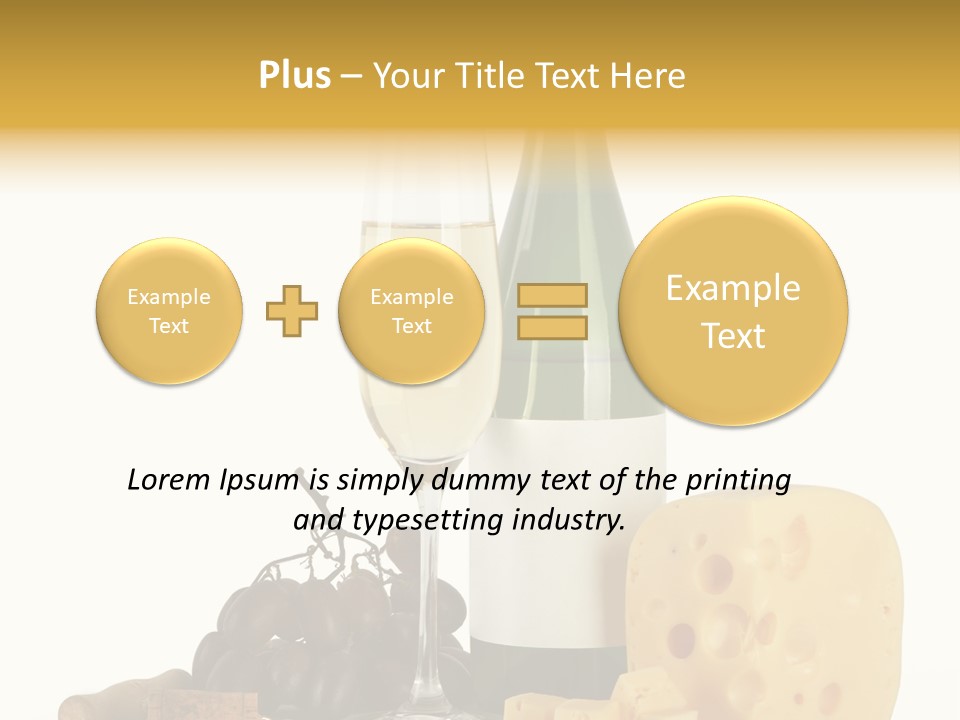 Vineyard Chardonnay Anniversary PowerPoint Template