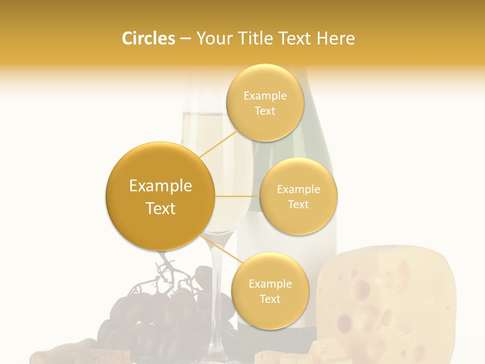 Vineyard Chardonnay Anniversary PowerPoint Template