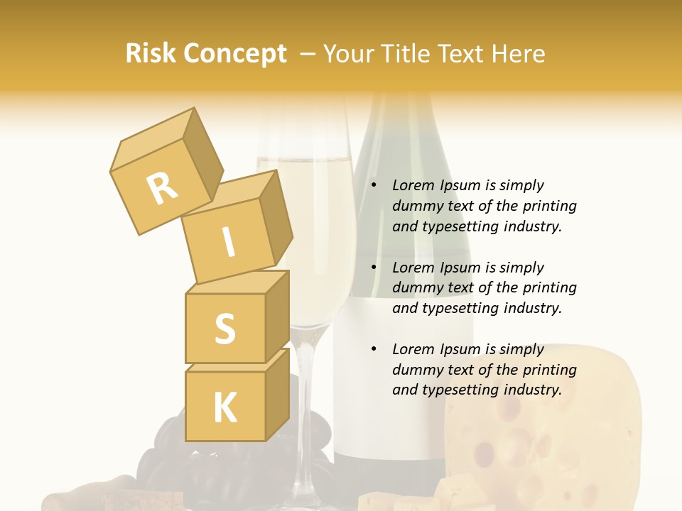 Vineyard Chardonnay Anniversary PowerPoint Template