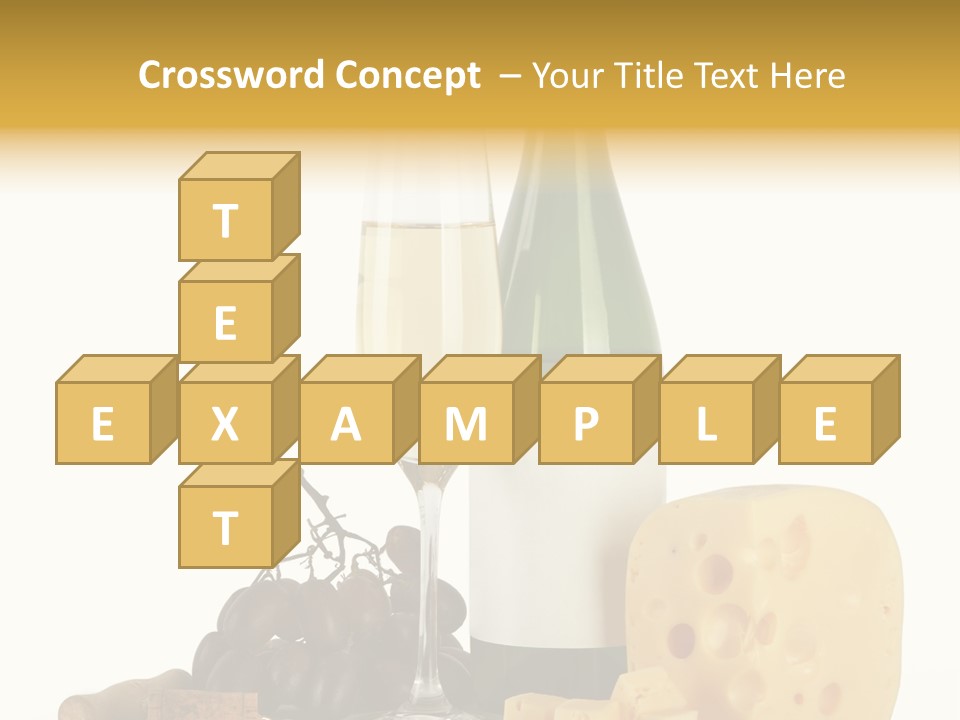 Vineyard Chardonnay Anniversary PowerPoint Template