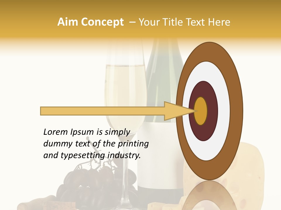 Vineyard Chardonnay Anniversary PowerPoint Template