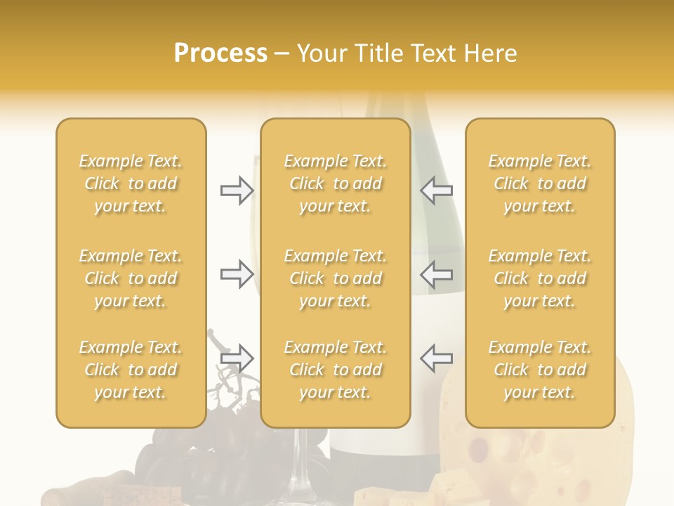 Vineyard Chardonnay Anniversary PowerPoint Template