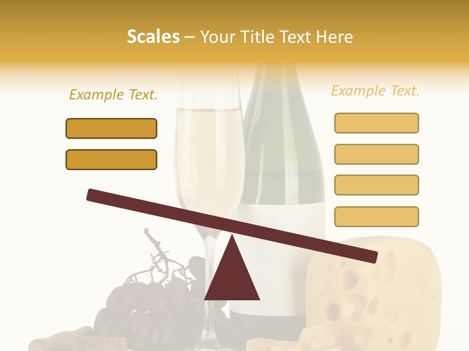 Vineyard Chardonnay Anniversary PowerPoint Template