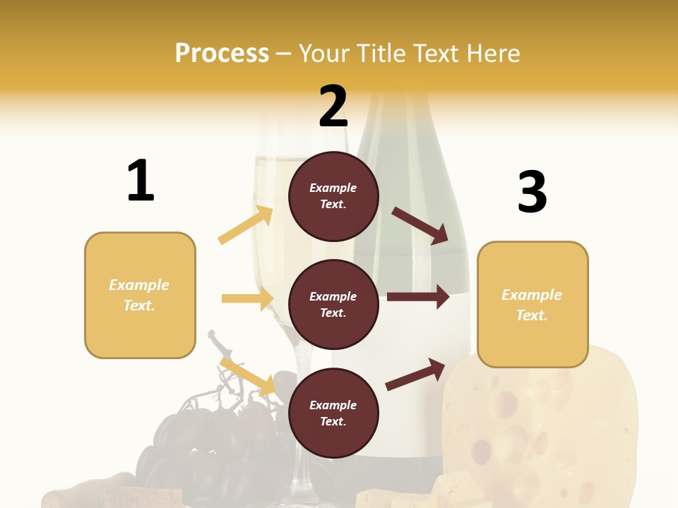 Vineyard Chardonnay Anniversary PowerPoint Template