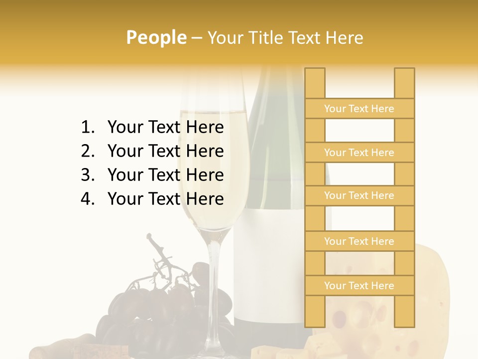 Vineyard Chardonnay Anniversary PowerPoint Template