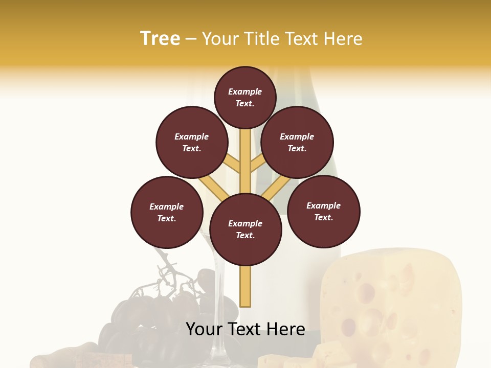 Vineyard Chardonnay Anniversary PowerPoint Template