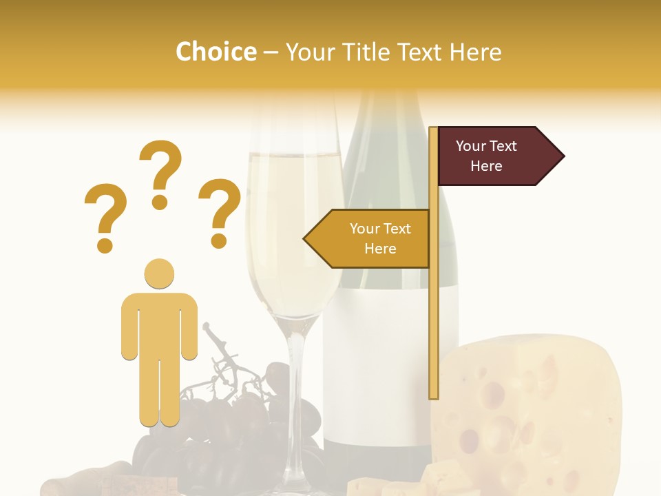 Vineyard Chardonnay Anniversary PowerPoint Template