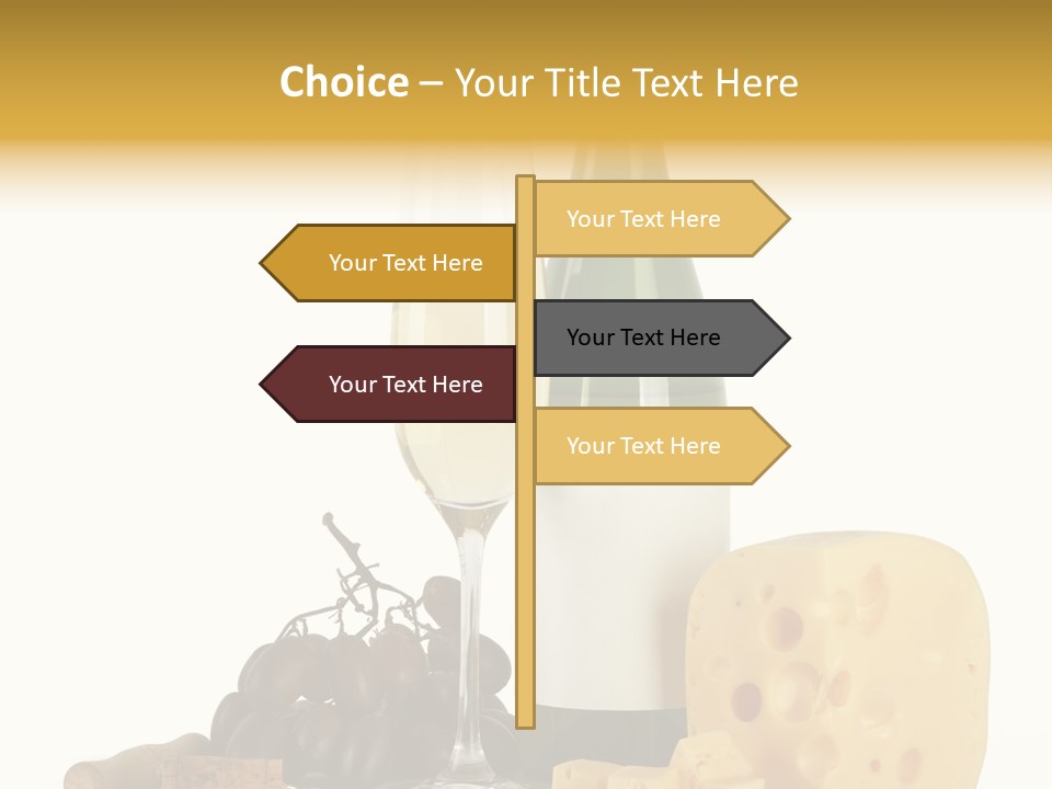 Vineyard Chardonnay Anniversary PowerPoint Template