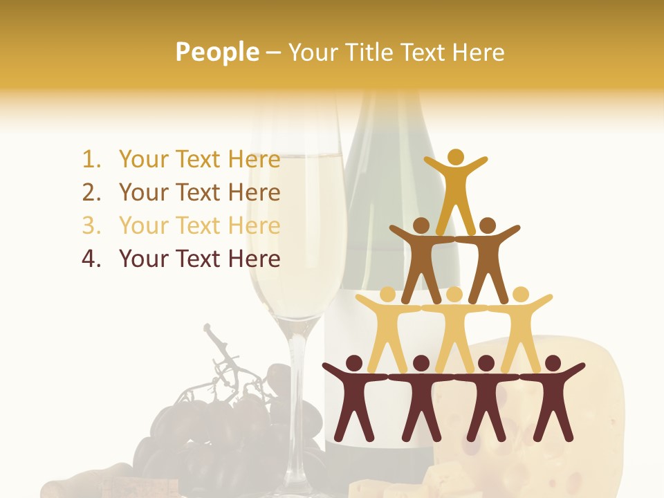 Vineyard Chardonnay Anniversary PowerPoint Template