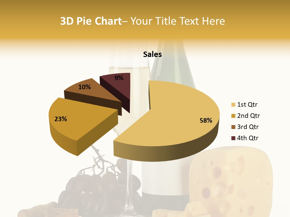 Vineyard Chardonnay Anniversary PowerPoint Template